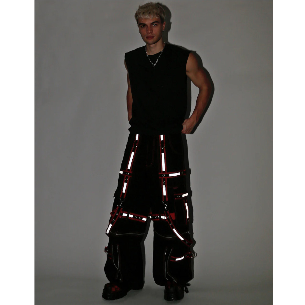 Tripp NYC Tripp NYC - Electro Reflector Darkstreet Wide leg trousers -